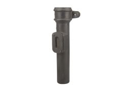 75mm (3") Cast Iron Access Pipe 400mm long with Ears - Primed