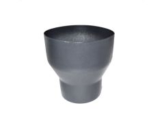 Anthracite Grey Coated Galvanised Steel Downpipe Reducer <80-55mm