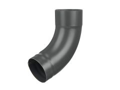 80mm Anthracite Steel D/Pipe Shoe