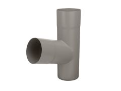 80mm Dusty Grey Steel D/Pipe 72 Branch