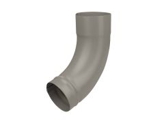 80mm Dusty Grey Steel D/Pipe Shoe