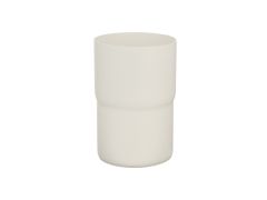 80mm Grey White Steel D/Pipe Connector