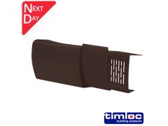Dry Fix Verge for Profiled Tile Right Hand Unit - Brown
