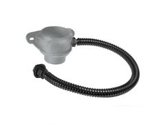 Right-hand 75mm (3") Cast Iron Downpipe Rainwater Divertor - Primed