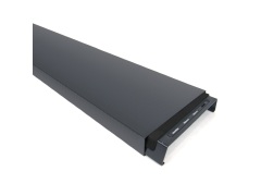 362mm Aluminium Coping (Suitable for 241-300mm Wall) - Length 3m - RAL 7016 Anthracite Grey