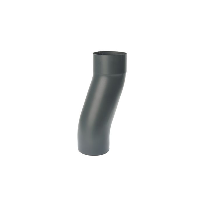 100mm Anthracite Steel D/Pipe  60mm Offs