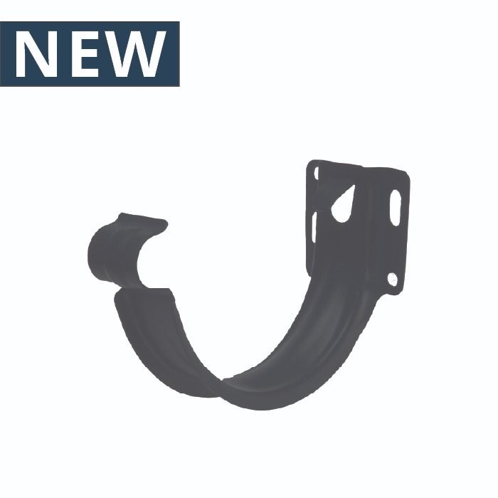 150mm Colordur Steel Half Round 'Shallow' Fascia Bracket 