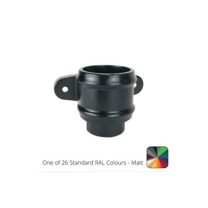 76mm (3") Ornate Heritage Cast Aluminium Eared Socket - One of 26 Standard Matt RAL colours TBC