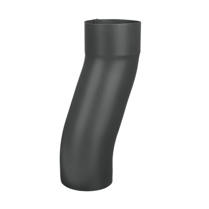 80mm Anthracite Steel D/Pipe  60mm Offs