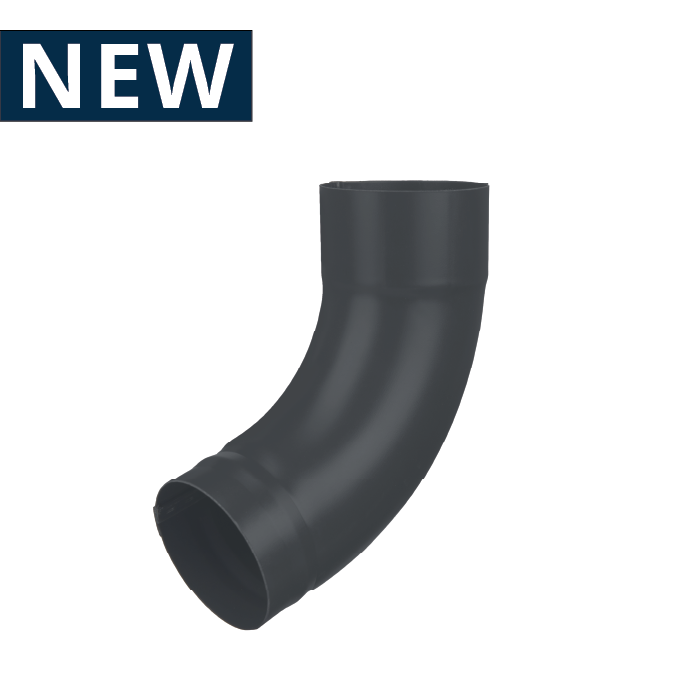 80mm Colordur Steel Round Downpipe Shoe 