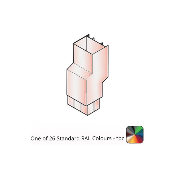 80x72mm Guardian Aluminium 135 Degree Fixed Offset 75mm  - One of 26 Standard Matt RAL colours TBC
