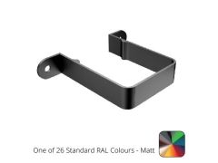 76mm Swaged Aluminium Square STAND OFF PIPE CLIP 30MM PPC - One of 26 Standard Matt RAL colours TBC
