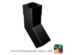 76mm Swaged Aluminium Square 135D BEND PPC  - One of 26 Standard Matt RAL colours TBC