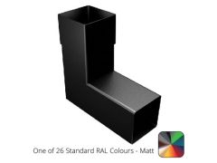 76mm Swaged Aluminium Square 92.5D BEND PPC   - One of 26 Standard Matt RAL colours TBC