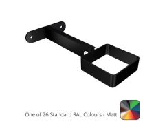 76mm Swaged Aluminium Square STAND OFF PIPE CLIP 30-200MM PPC - One of 26 Standard Matt RAL colours TBC