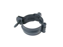 60mm Anthracite GreyGalvanised Steel Downpipe Bracket with M10 Boss - for use with M10 Screw (not included)