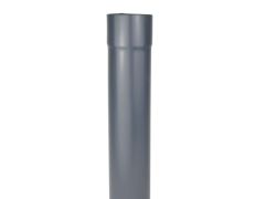 60mm Anthracite Grey Galvanised Steel Downpipe 3m Length