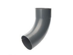 100mm Anthracite Grey Galvanised Steel Downpipe 70°  Bend