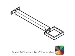 75 x 75mm (3"x3") Aluminium Stand-Off (290mm) Downpipe Clip - One of 26 Standard Matt RAL colours TBC