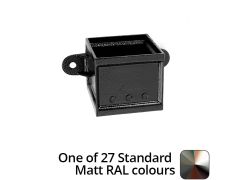 75 x 75mm (3"x3") Cast Aluminium Eared Socket - One of 26 Standard Matt RAL colours TBC