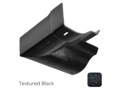 100mm (4") Victorian Ogee Cast Aluminium Gutter 90 Internal Angle - Textured Black