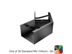 150x150mm Aluminium Joggle Box 135 Degree External Gutter Angle - One of 26 Standard Matt RAL colours TBC