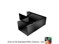 150x150mm Aluminium Joggle Box 90 Degree External Gutter Angle - One of 26 Standard Matt RAL colours TBC