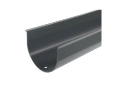 125x90mm D-flow Aluminium 3m Gutter Length - Anthracite Grey