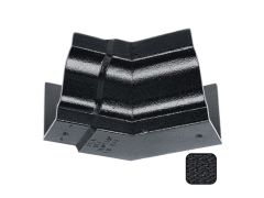 100 x 75mm (4"x3") Moulded Ogee Cast Aluminium 135 Degree Internal Angle - Textured Black