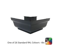 125x100mm SnapIT Aluminium Moulded 90 Degree External Gutter Angle - One of 26 Standard Matt RAL colours TBC