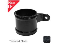 100mm (4") Cast Aluminium Eared Socket - Textured Black - now with next day delivery