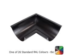 115mm (4.5") SnapIT Aluminium Half Round 90 Degree Gutter Angle - One of 26 Standard RAL Colours TBC