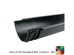 115mm (4.5") x 3m SnapIT Aluminium Half Round Gutter - One of 26 Standard RAL Colours TBC