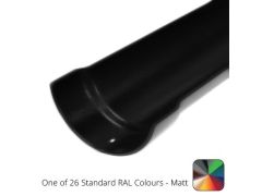 115mm (4.5") Half Round Cast Aluminium Gutter 1.83m length - One of 26 Standard Matt RAL colours TBC 