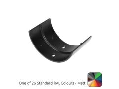 100mm (4") Half Round Cast Aluminium Gutter Union - One of 26 Standard Matt RAL colours TBC 