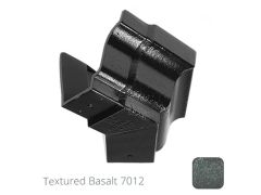 125x100 (5"x 4") Moulded Ogee Cast Aluminium 135 Degree External Angle - Textured Basalt Grey RAL 7012 