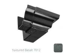 125x100 (5"x 4") Moulded Ogee Cast Aluminium 90 Degree External Angle - Textured Basalt Grey RAL 7012 