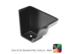 125x100 (5"x 4") Moulded Ogee Cast Aluminium Right Hand Internal Stop End - One of 26 Standard Matt RAL colours TBC 