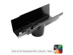 150x100mm (6"x4") Moulded Ogee Cast Aluminium 63mm Gutter Outlet - One of 26 Standard Matt RAL colours TBC 