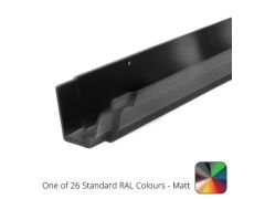 125x100 (5"x 4") Moulded Ogee Cast Aluminium Gutter 1.83m length - One of 26 Standard Matt RAL colours TBC 