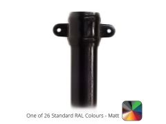 63mm (2.5") x 2m Aluminium Downpipe with Cast Eared Socket - One of 26 Standard Matt RAL colours TBC