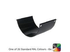 115mm (4.5") SnapFix Aluminium Half Round Gutter Union - One of 26 Standard Matt RAL colours TBC 