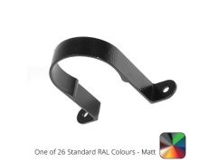 100mm (4") Aluminium Downpipe Fixing Bracket - One of 26 Standard Matt RAL colours TBC 