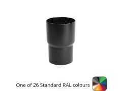 63mm (2.5") Round Swaged Aluminium Downpipe Loose Connector - One of 26 Standard Matt RAL colours TBC- Manufactured by Alumasc - buy online from Rainclear Systems