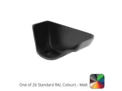 125mm (5") Victorian Ogee Cast Aluminium External Right Hand Stop End - One of 26 Standard Matt RAL colours TBC 