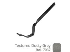 115mm (4.5") Victorian Ogee Cast Aluminium Gutter Side Fix Rafter Bracket - Textured Dusty Grey RAL 7037