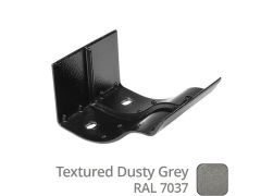 115mm (4.5") Victorian Ogee Cast Aluminium Gutter Union - Textured Dusty Grey RAL 7037