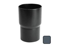 63mm (2.5") Swaged Aluminium Downpipe Loose Connector - RAL 7016M Anthracite Grey 