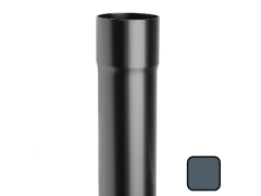 63mm (2.5") Swaged Aluminium Downpipe 2m long - RAL 7016M Anthracite Grey 