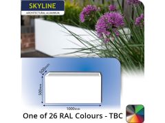 Skyline Aluminium Planter 1000x500x500(h)mm - One of 26 Standard Matt RAL colours TBC